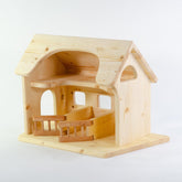 74005042 Drei Blatter Wooden Cattle Shed